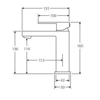 Fienza Jet Basin Mixer