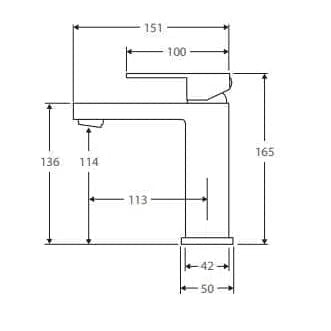 Fienza Jet Basin Mixer