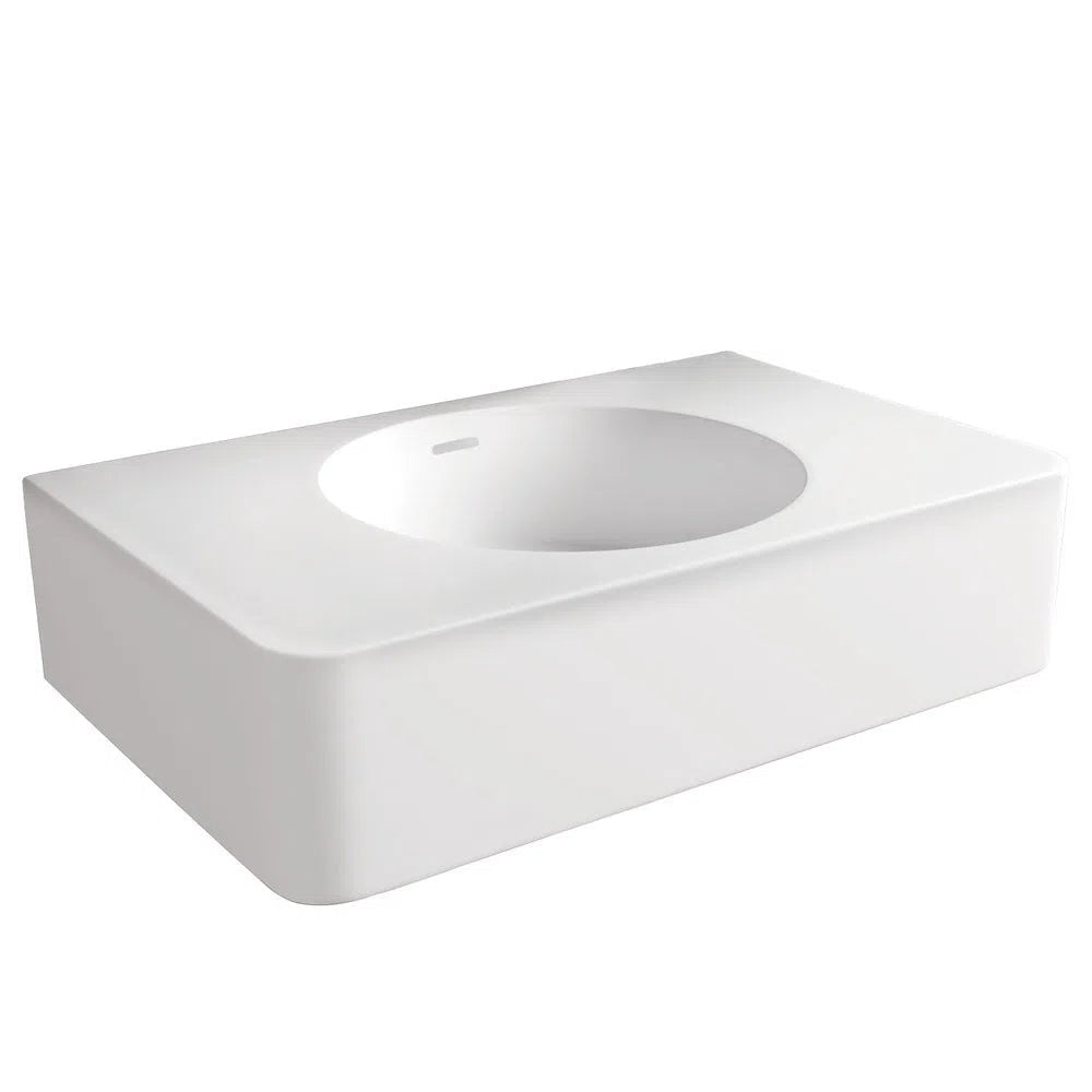 Fienza Encanto 470 Solid Surface Wall Hung Basin With Overflow