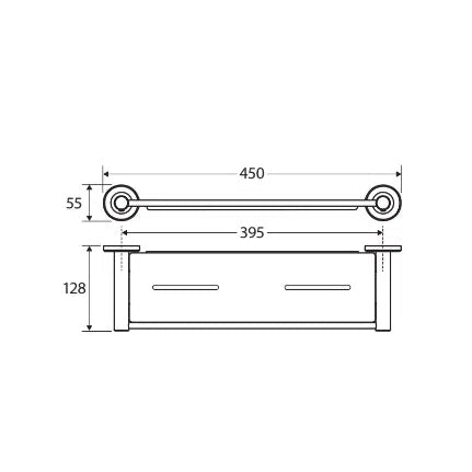 Fienza Axle Shower Shelf, Chrome