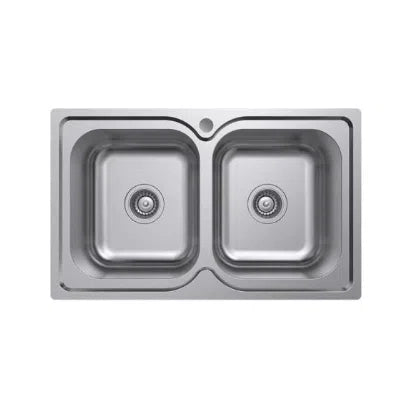 Fienza Tiva 780 Double Bowl Kitchen Sink
