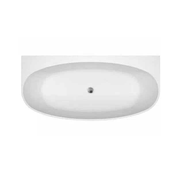 Freestanding Bath Fienza Fienza Keeto Back-To-Wall Acrylic Bath FR65-1500
