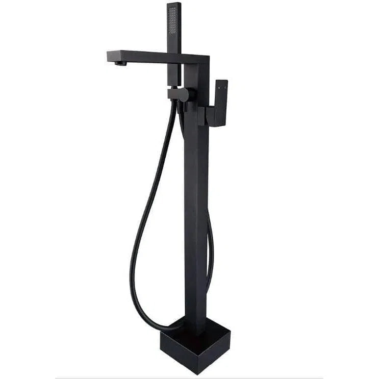 Freestanding Bath Tap Fienza Fienza Jet Black Free Standing Bath Filler and Mixer