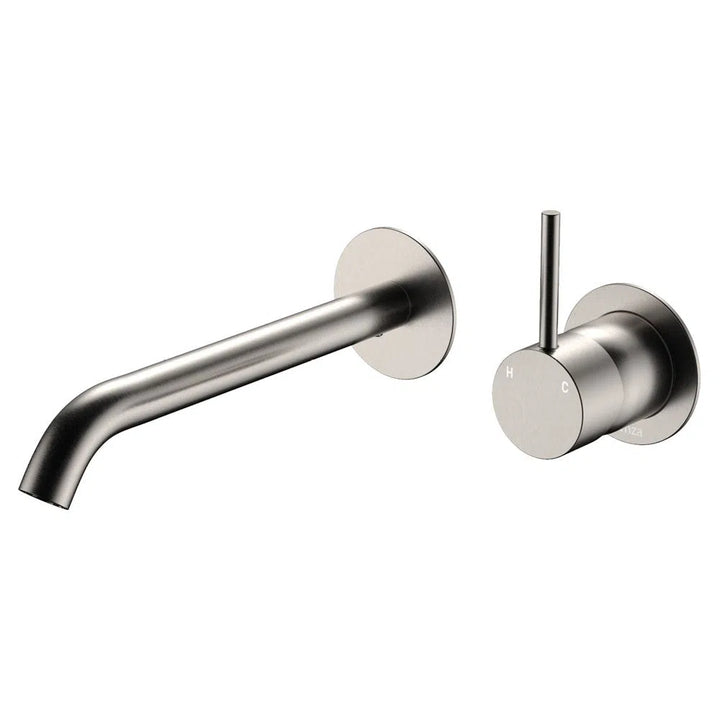 Fienza KAYA UP Basin/Bath Mixer Set Round Plates