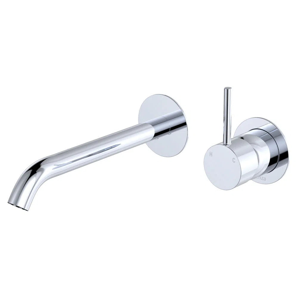Fienza KAYA UP Basin/Bath Mixer Set Round Plates