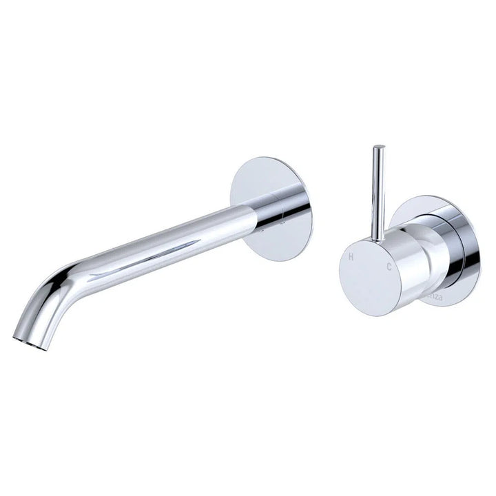 Fienza KAYA UP Basin/Bath Mixer Set Round Plates