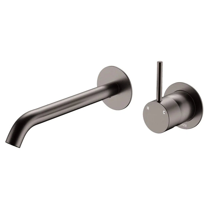 Fienza KAYA UP Basin/Bath Mixer Set Round Plates