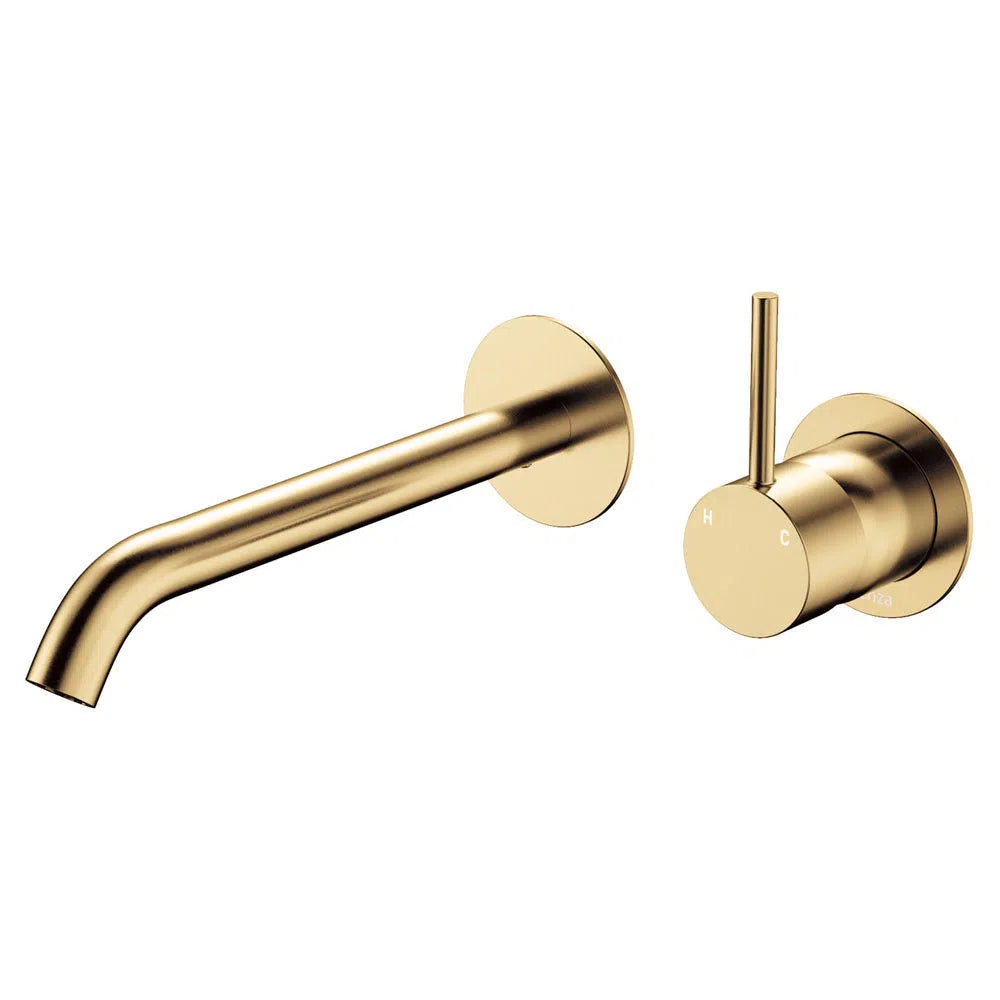 Fienza KAYA UP Basin/Bath Mixer Set Round Plates
