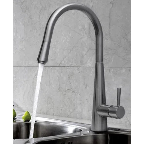 Fienza - Isabella Deluxe Pull Out Sink Mixer - Brushed Nickel