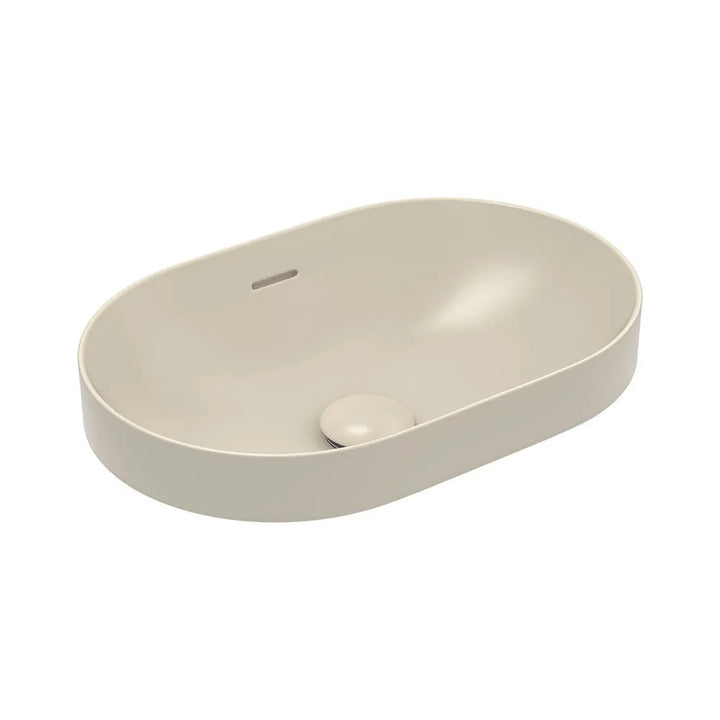 Fienza Aluca Pill Ceramic Semi-Inset Basin