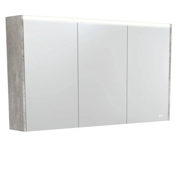 Fienza Led Shaving Cabinet With Industrial Side Panels