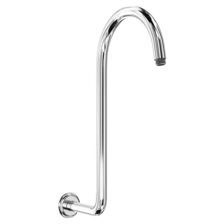 Fienza Classical Fixed Swan-Neck Arm, Brushed Nickel