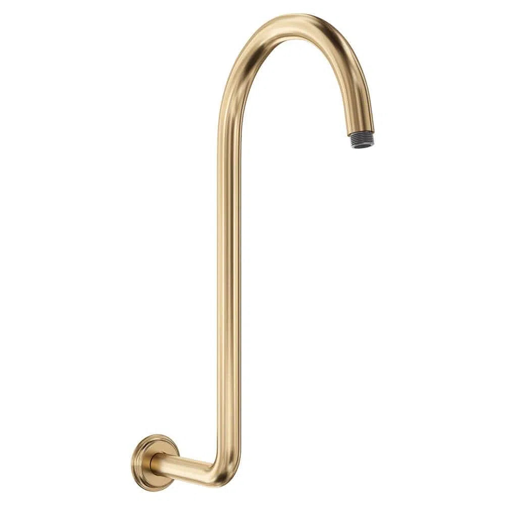 Fienza Classical Fixed Swan-Neck Arm, Urban Brass