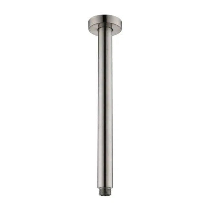 Fienza Round Ceiling Dropper - Brushed Nickel 300mm