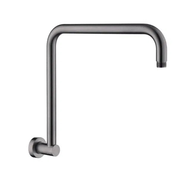 Fienza Round Fixed Gooseneck Shower Arm - Gun Metal