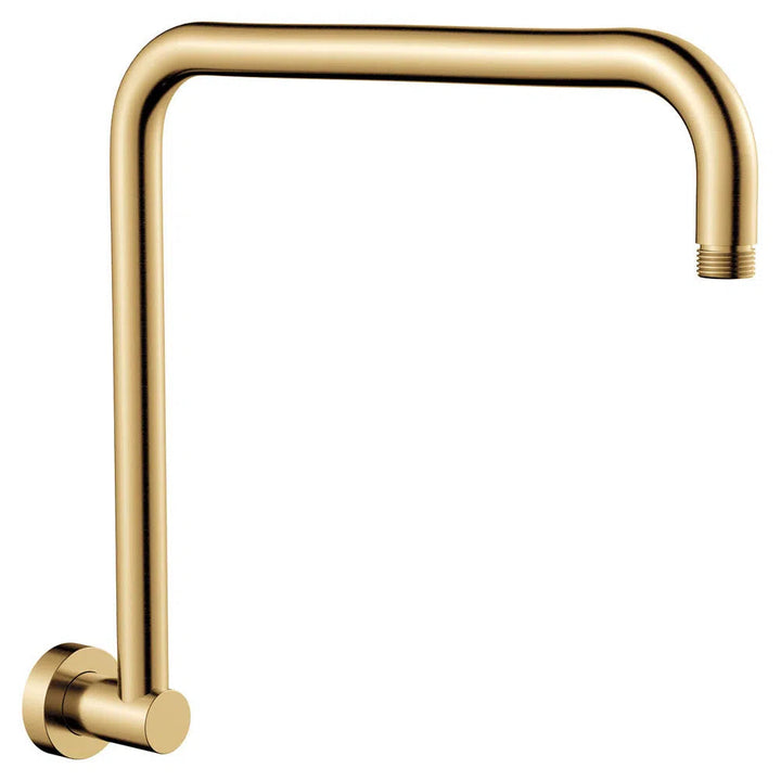 Fienza Round Fixed Gooseneck Shower Arm, Urban Brass