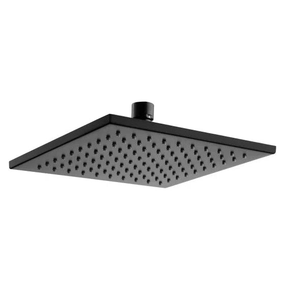 Fienza Modena 200mm Black Overhead Shower