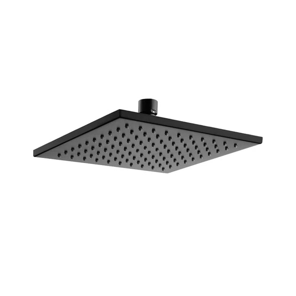 Fienza Modena 200mm Black Overhead Shower