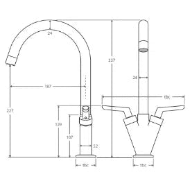 Fienza Chloe Sink Mixer