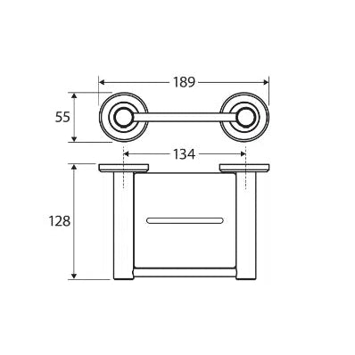 Fienza Axle Soap Shelf, Chrome