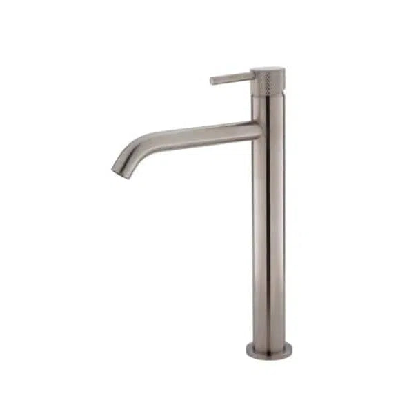 Fienza Axle Tall Basin Mixer - Brushed Nickel