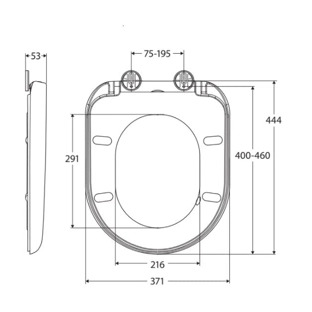 Fienza Compact Toilet Seat