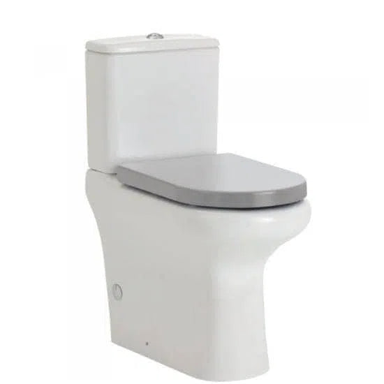 Toilet Suite Fienza Rak Compact Back-To-Wall Toilet Suite - Grey