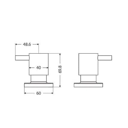 Fienza Isabella Wall Top Assembly