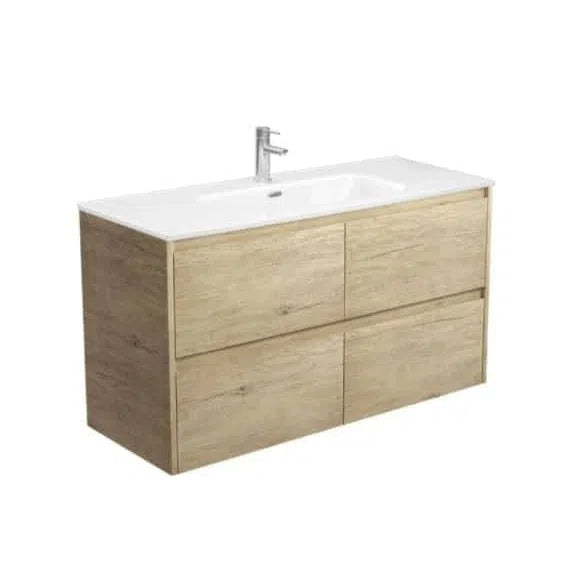 Vanities Fienza Fienza 1200 Joli Amato Scandi Oak Vanity Wall Hung - 1TH