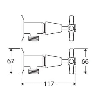 Fienza Houston Washing Machine Taps