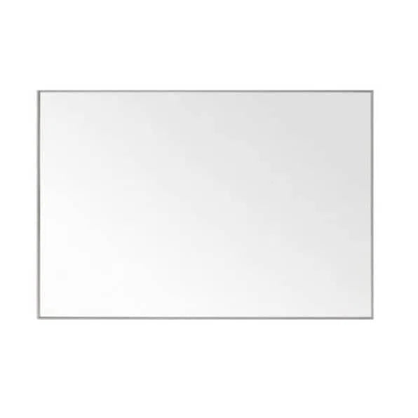 Forme Rectangle Framed Mirror Brushed Stainless Steel