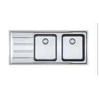 Sink Franke Franke Aton Stainless Steel Sink Double Bowl ANX221LHD / Left Hand Drainer