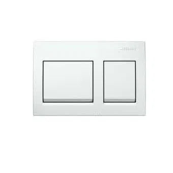 Inwall Cisterns Geberit Geberit 115.045.11.1 Alpha15 Actuator Flush Plate - White