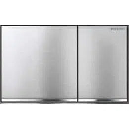 Spare Parts Geberit Geberit Sigma60 Dual Flush Button & Access Plate Brushed Chrome/Chrome Trim