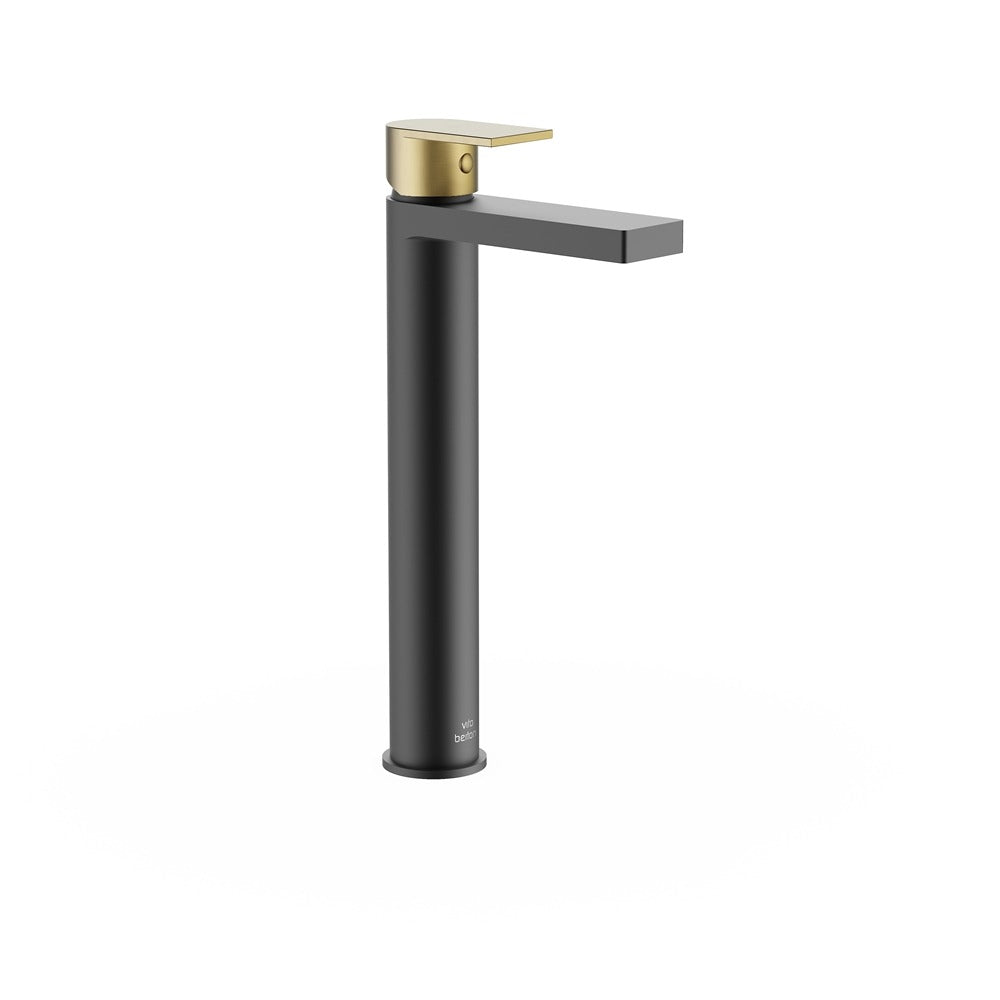 Alder EEVA2 lead-free vessel mixer tap with extended spout in polished chrome
