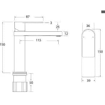 ADP Cosmopolitan Basin Mixer