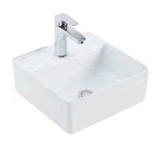 Johnson Suisse Venezia Square Basin with Tap Hole