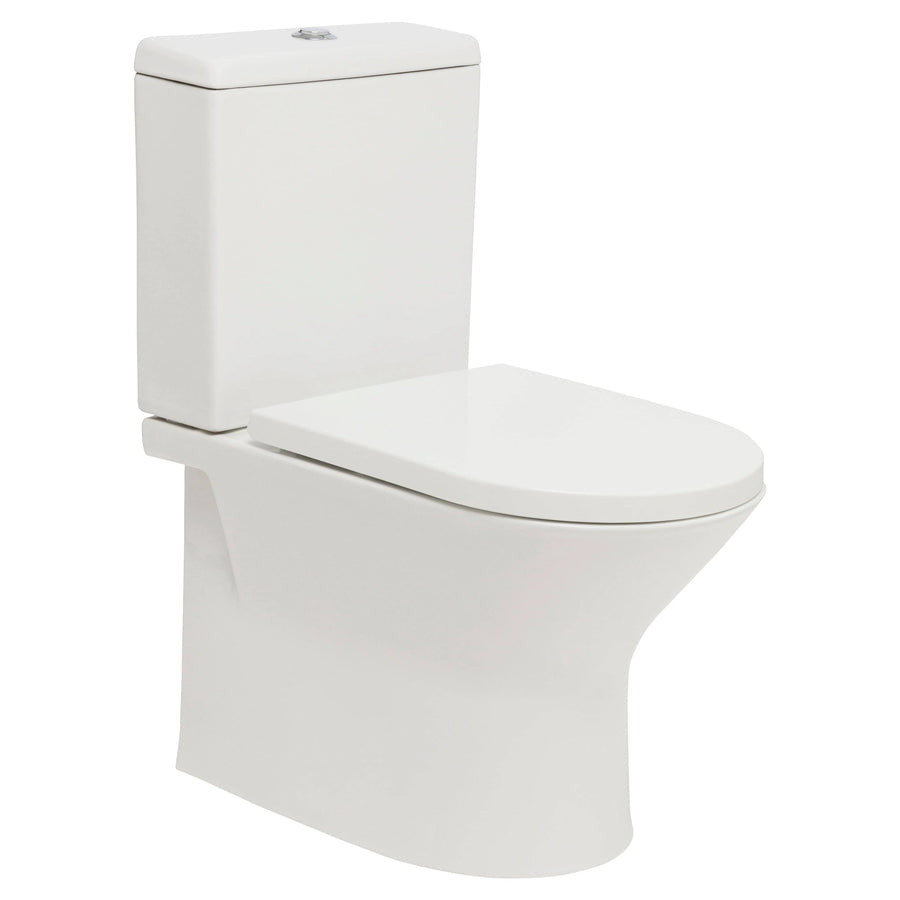 Toilets Johnson Suisse Johnson Suisse Emilia FTW Rimless Toilet Suite With Slim Seat