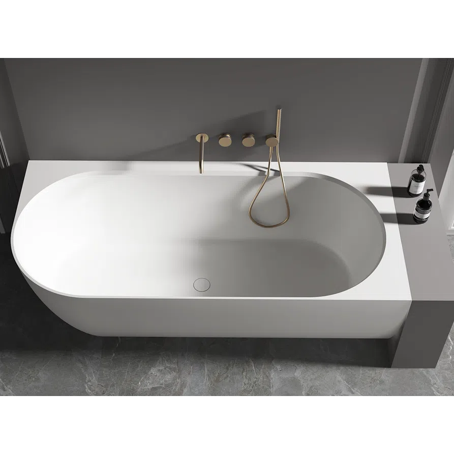 Kaskade Lillie Back To Wall Freestanding Bath