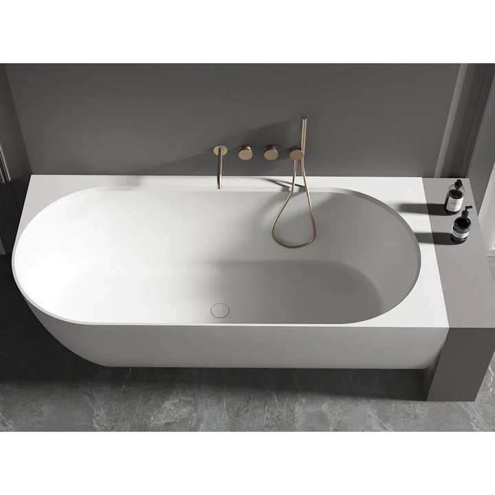 Kaskade Lillie Back To Wall Freestanding Bath