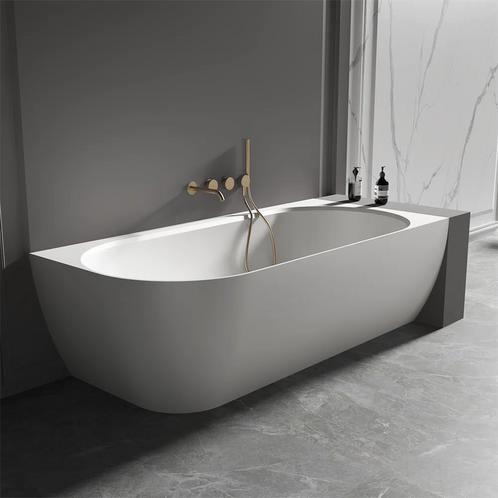 Kaskade Lillie Back To Wall Freestanding Bath