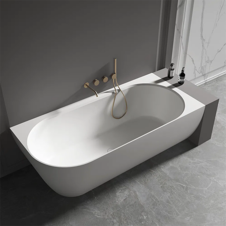 Kaskade Lillie Back To Wall Freestanding Bath