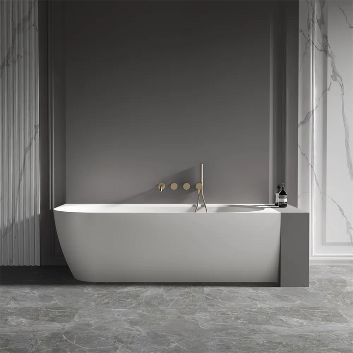 Kaskade Lillie Back To Wall Freestanding Bath