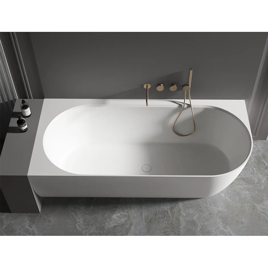Kaskade Lillie Back To Wall Freestanding Bath