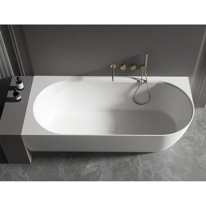 Kaskade Lillie Back To Wall Freestanding Bath
