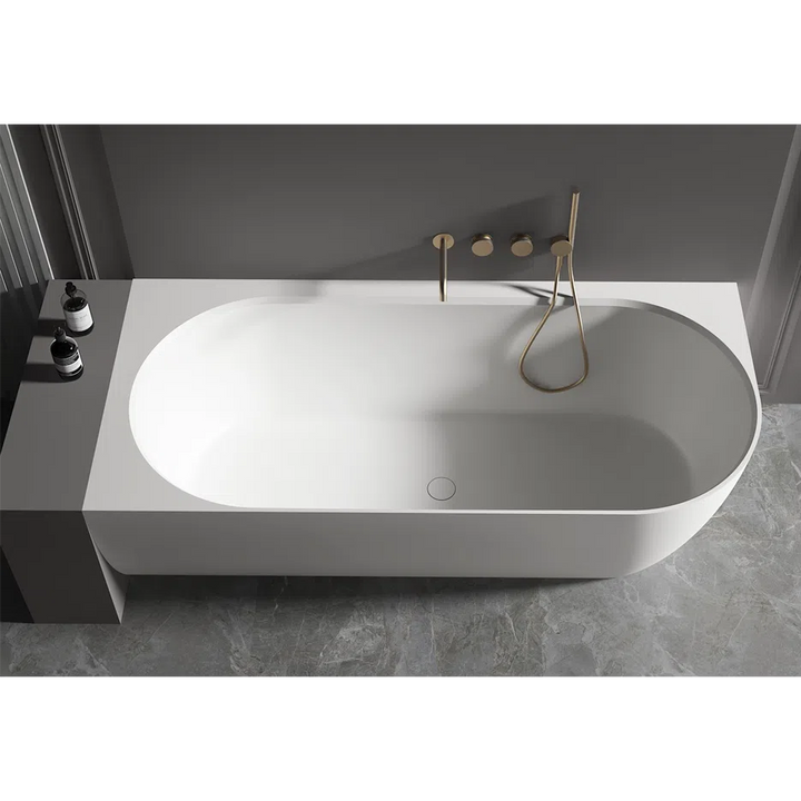 Kaskade Lillie Back To Wall Freestanding Bath