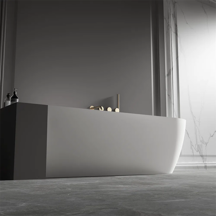 Kaskade Lillie Back To Wall Freestanding Bath