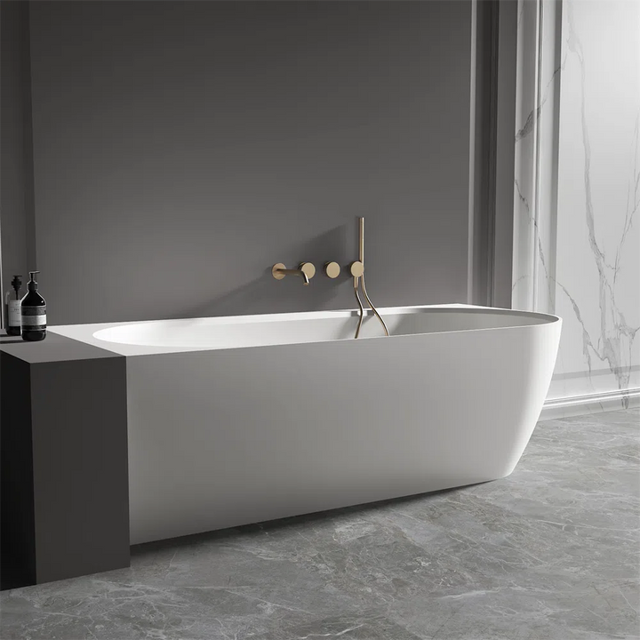 Kaskade Lillie Back To Wall Freestanding Bath