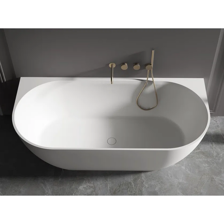 Kaskade Lillie Back To Wall Freestanding Bath