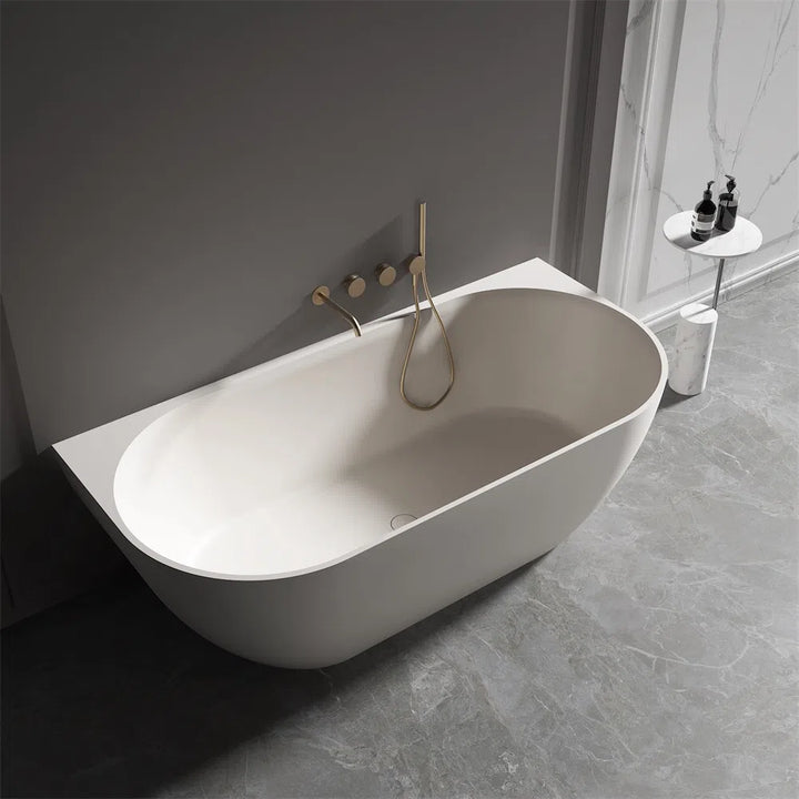Kaskade Lillie Back To Wall Freestanding Bath